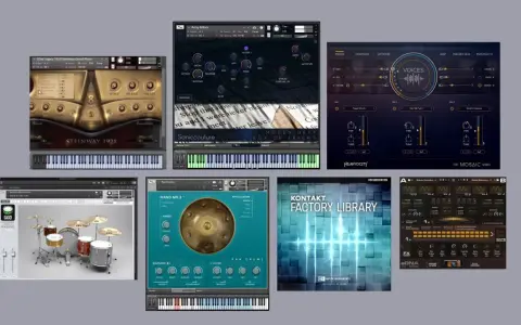 Die besten Kontakt-Bibliotheken: Steinway-Klavier, Mbira, Pan Drums, Schlagzeug und mehr.