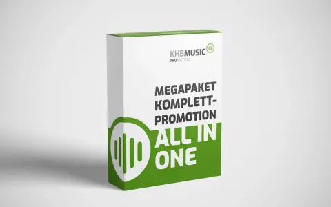 KHB MUSIC Promotion: Megapaket Komplett-Promotion. Alles für deine anr music Karriere in einem Paket!