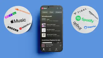 Entdecke neue Musik mit Apple Music, Spotify, Deezer & Co. auf deinem Smartphone.